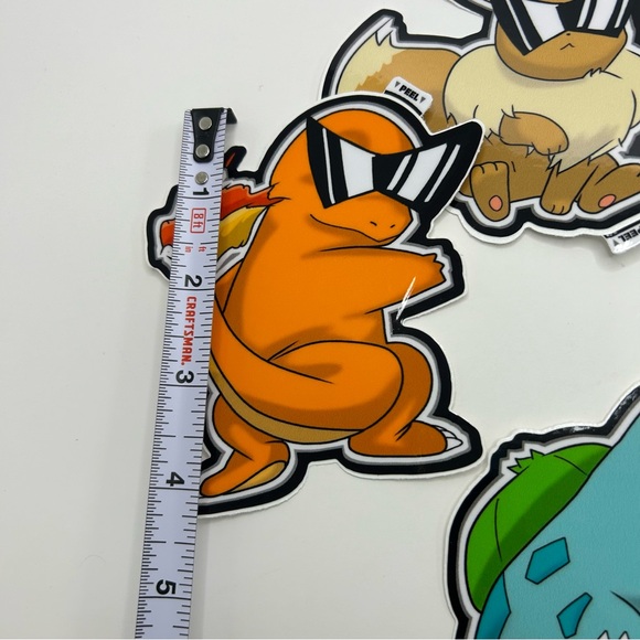 Custom Pokemon stickers squirtle squad theme - Picture 2 of 6
